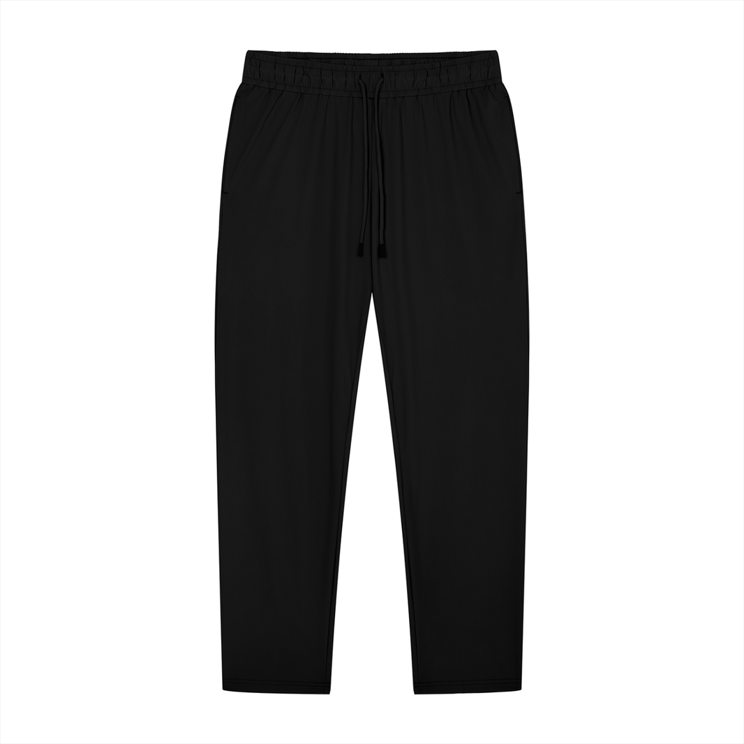 Men's Tapered Training Pants in Black, front
