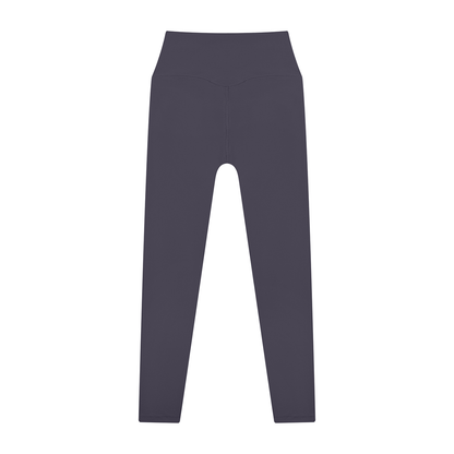 High Waisted Leggings in Misty Purple, back