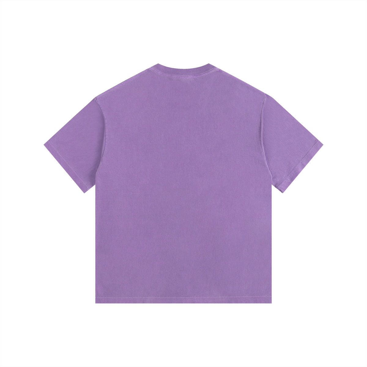 Vintage Wash Oversized Tee in Purple, back