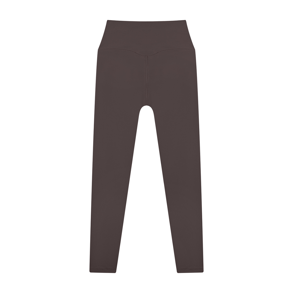 High Waisted Leggings in Dark Brown, back