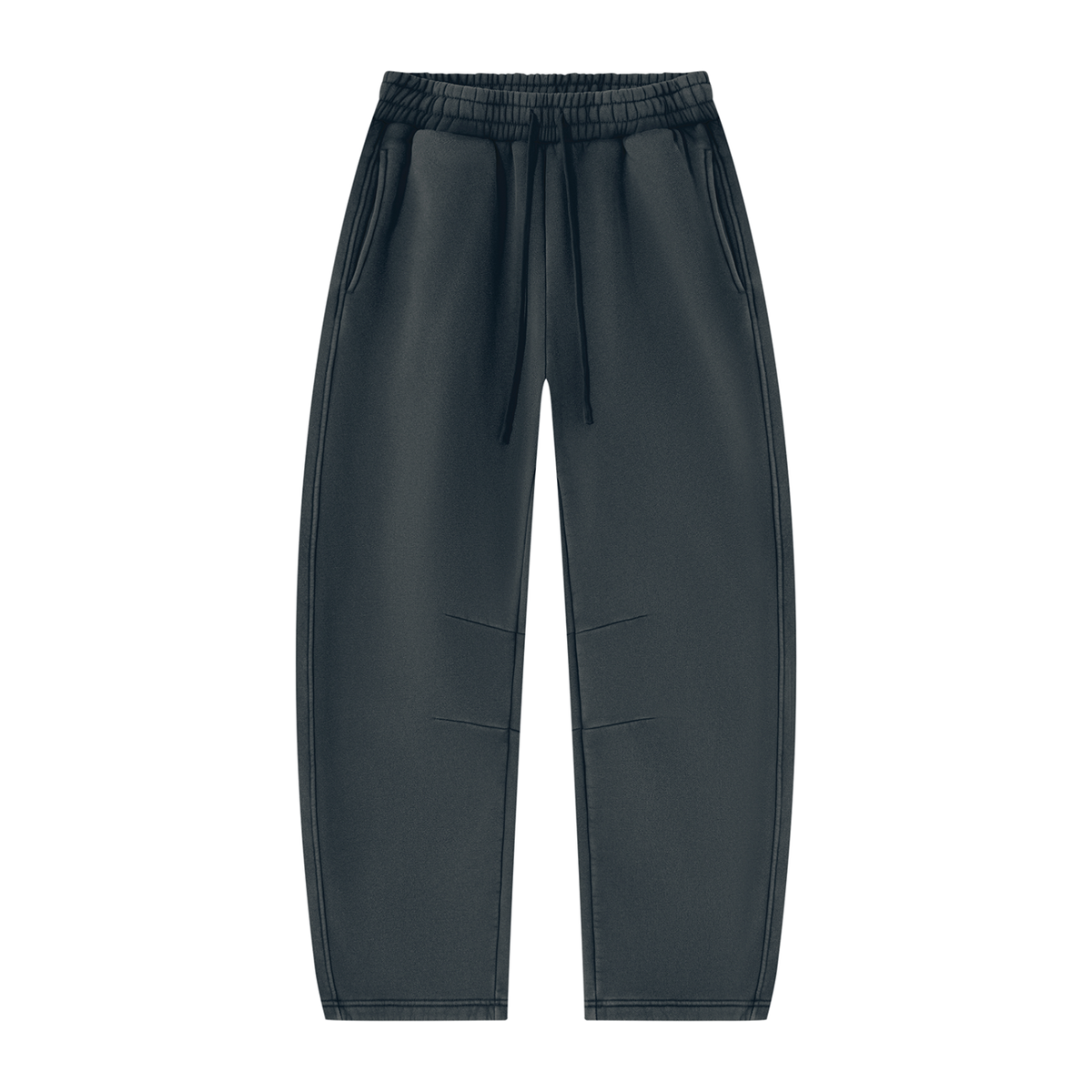 Vintage Wash Barrel Leg Sweatpants in Navy, front