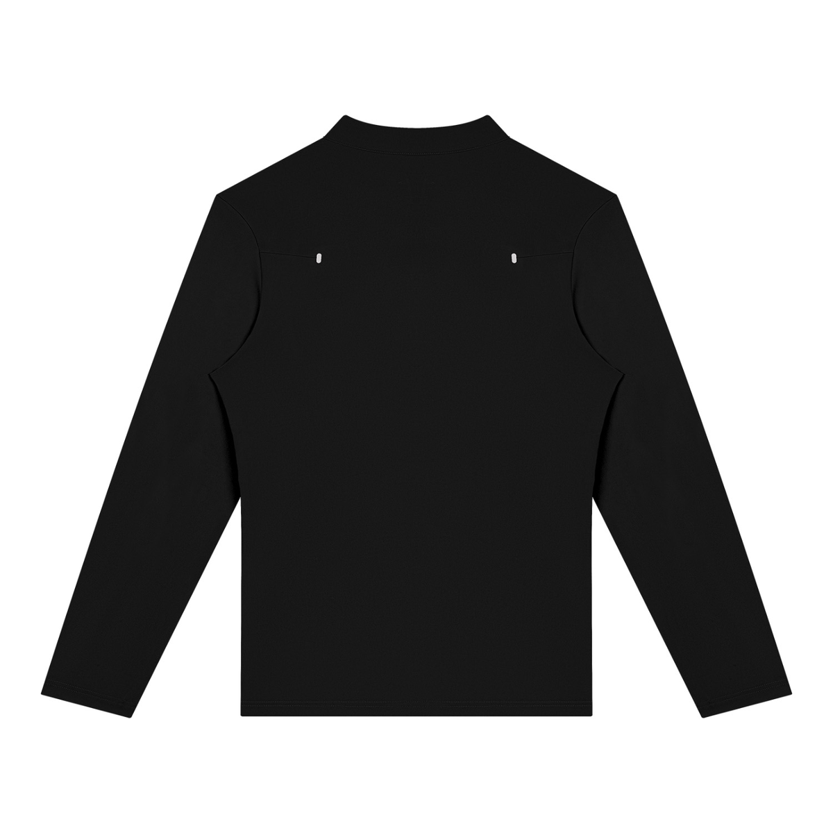 Quarter-Zip Training Top in Black, back