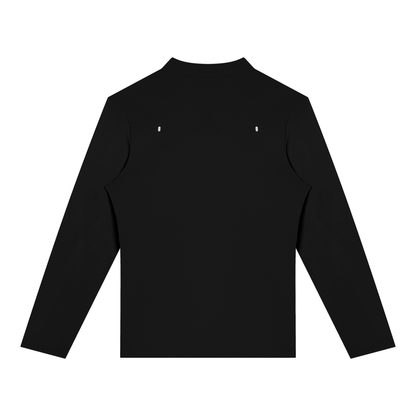Quarter-Zip Training Top in Black, back