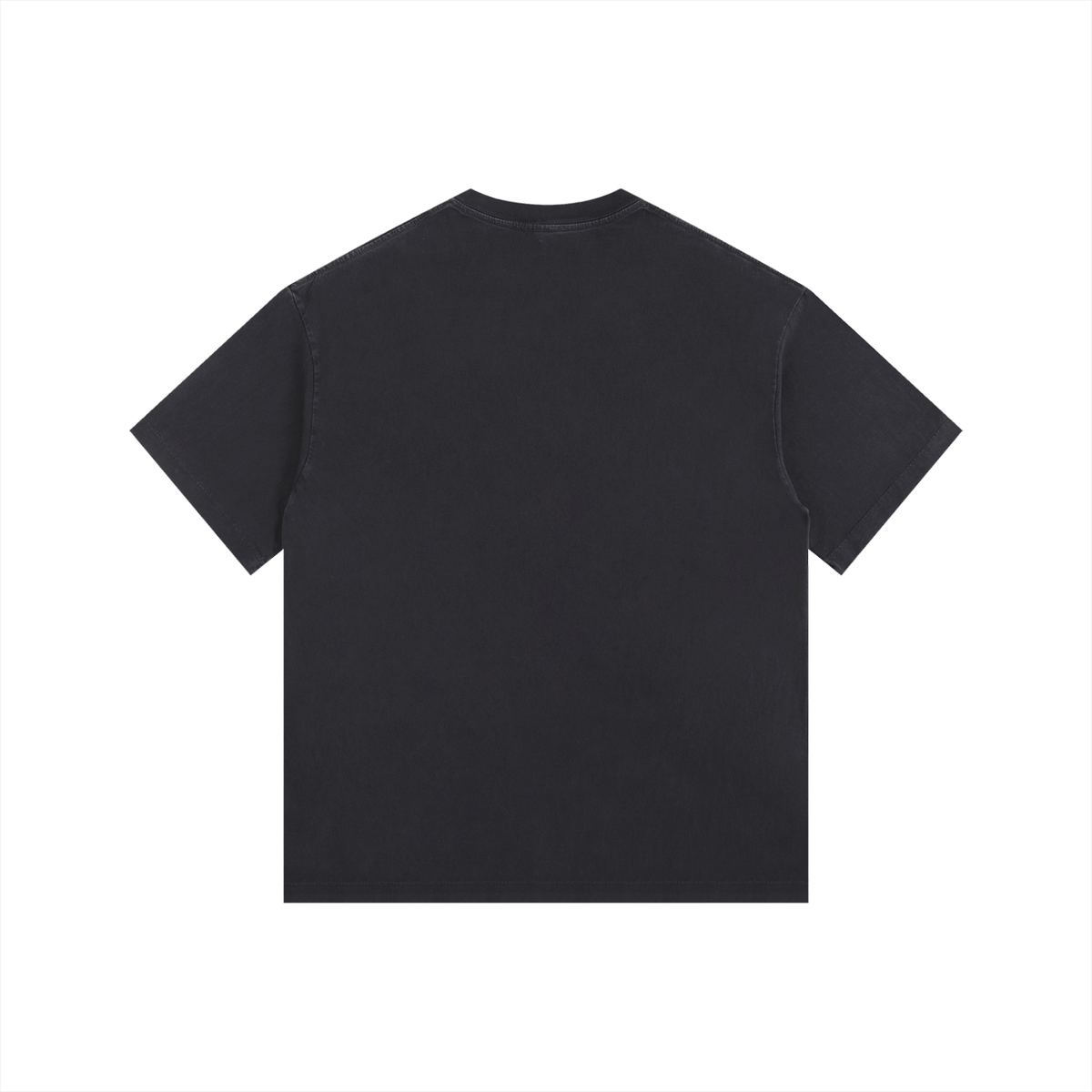 Vintage Wash Oversized Tee in Black, back