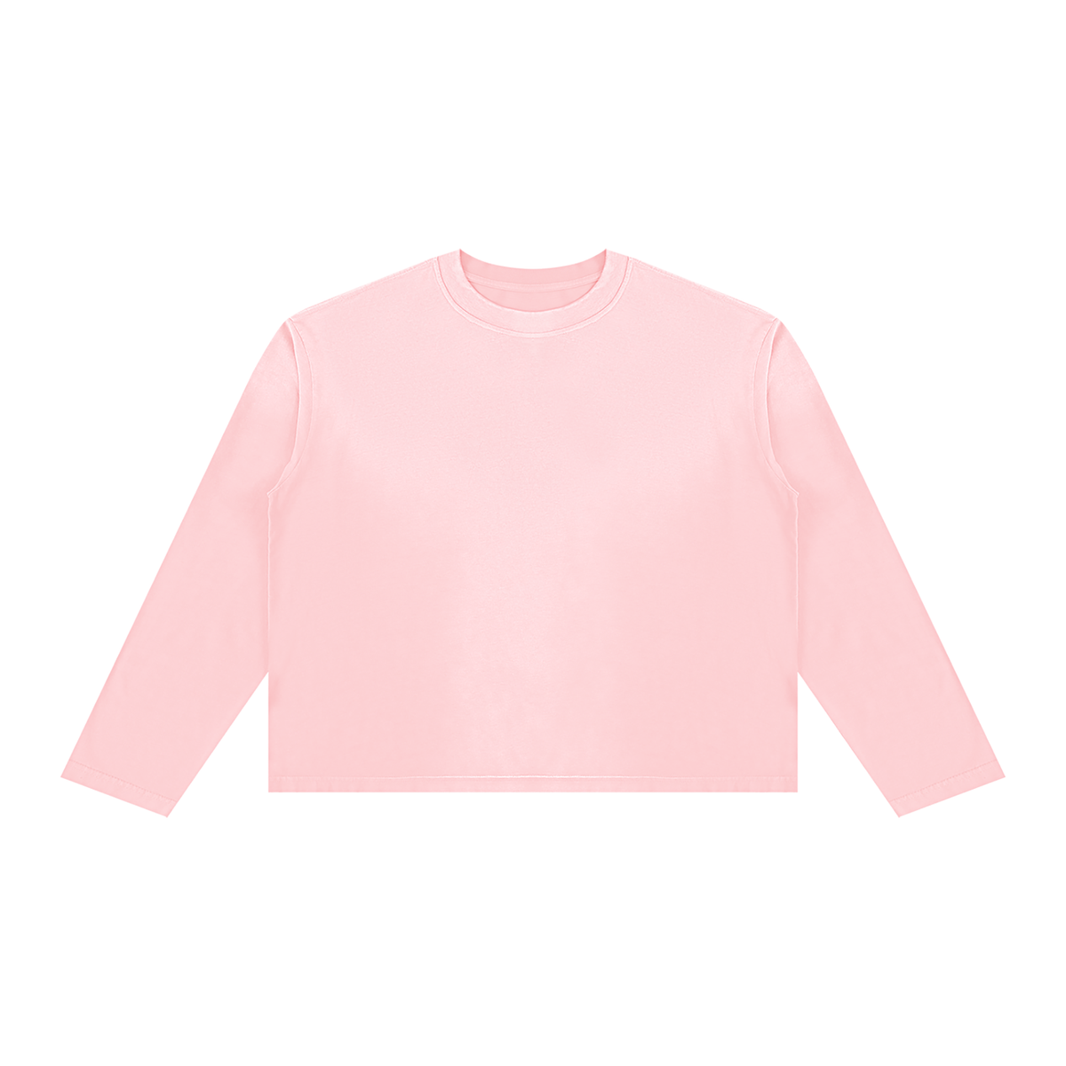 Sunfade Long Sleeve Tee in Pink, front