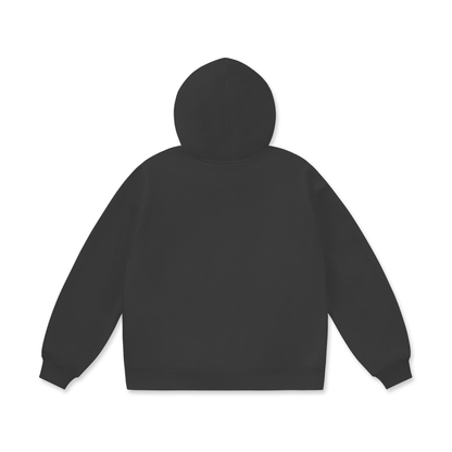 Extra Heavyweight Oversized Hoodie in Charcoal, back