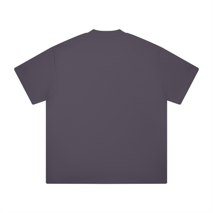 Ultra Heavyweight Tee in Plum Purple, back