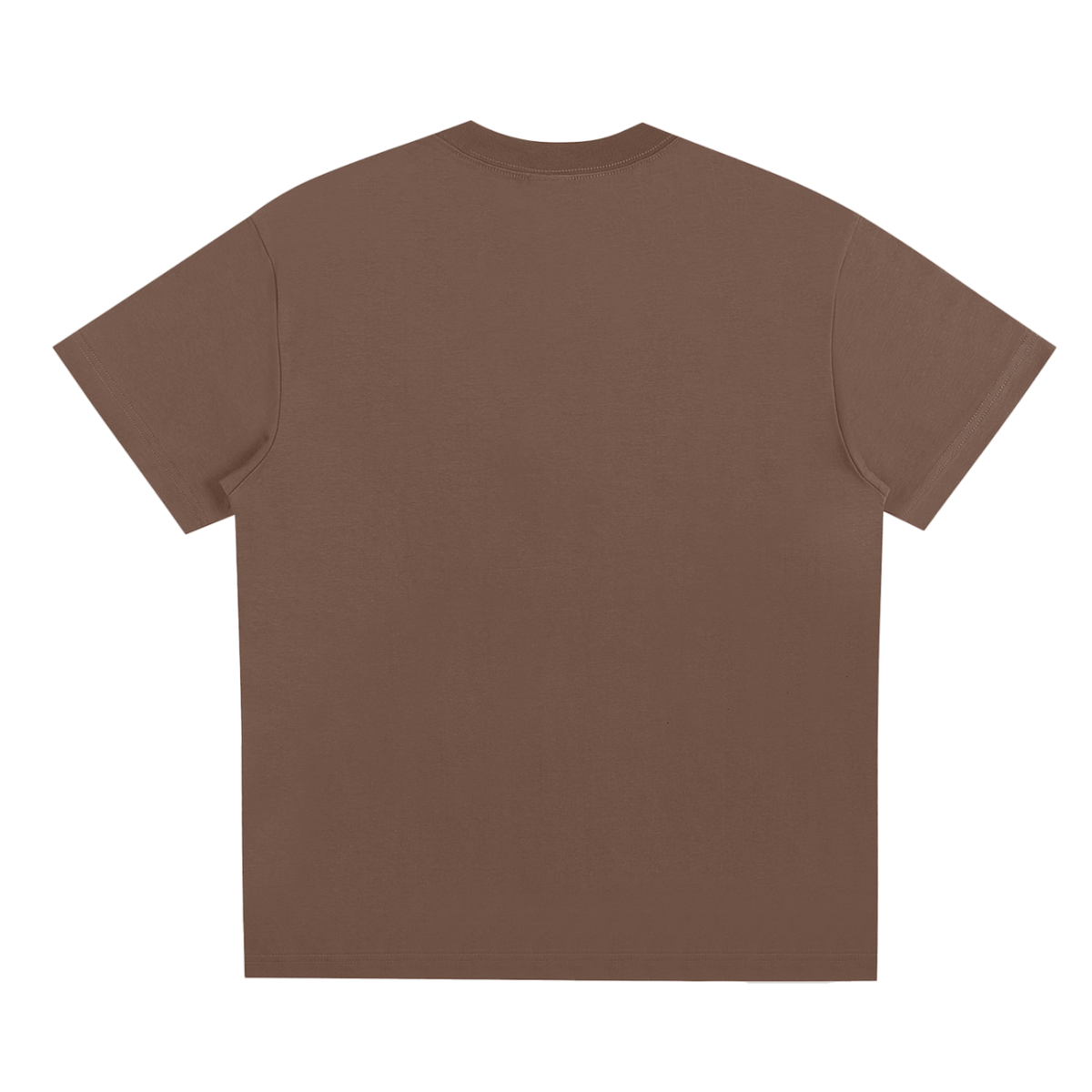 Quick-Dry Cooling Tee in Brown, back