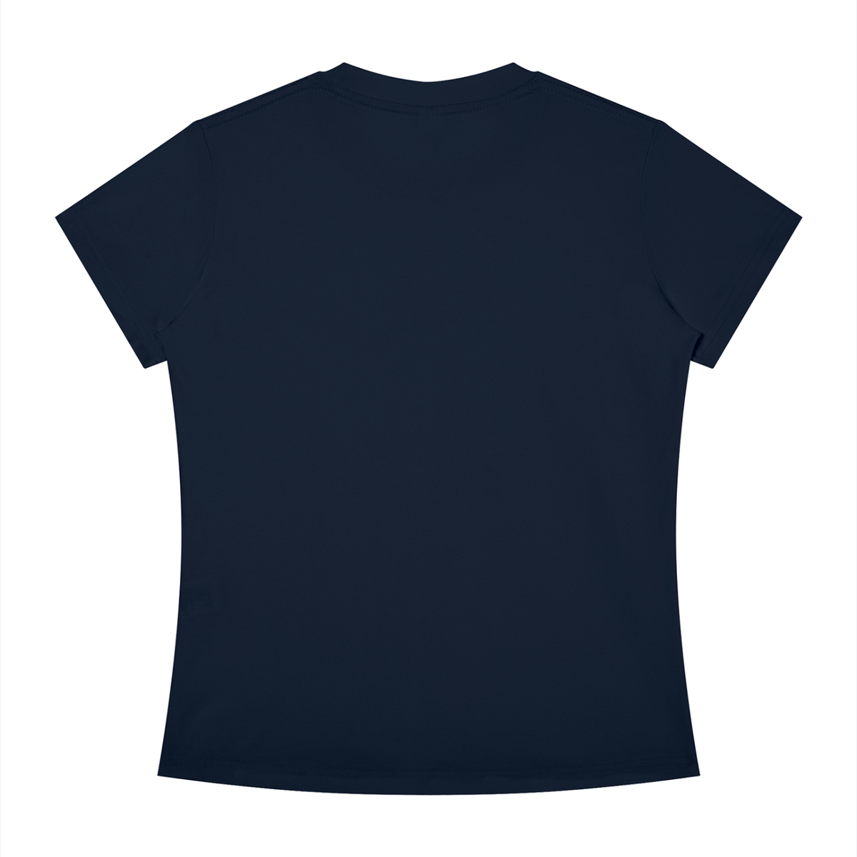 Women's Slim Fit Tee in Navy, back