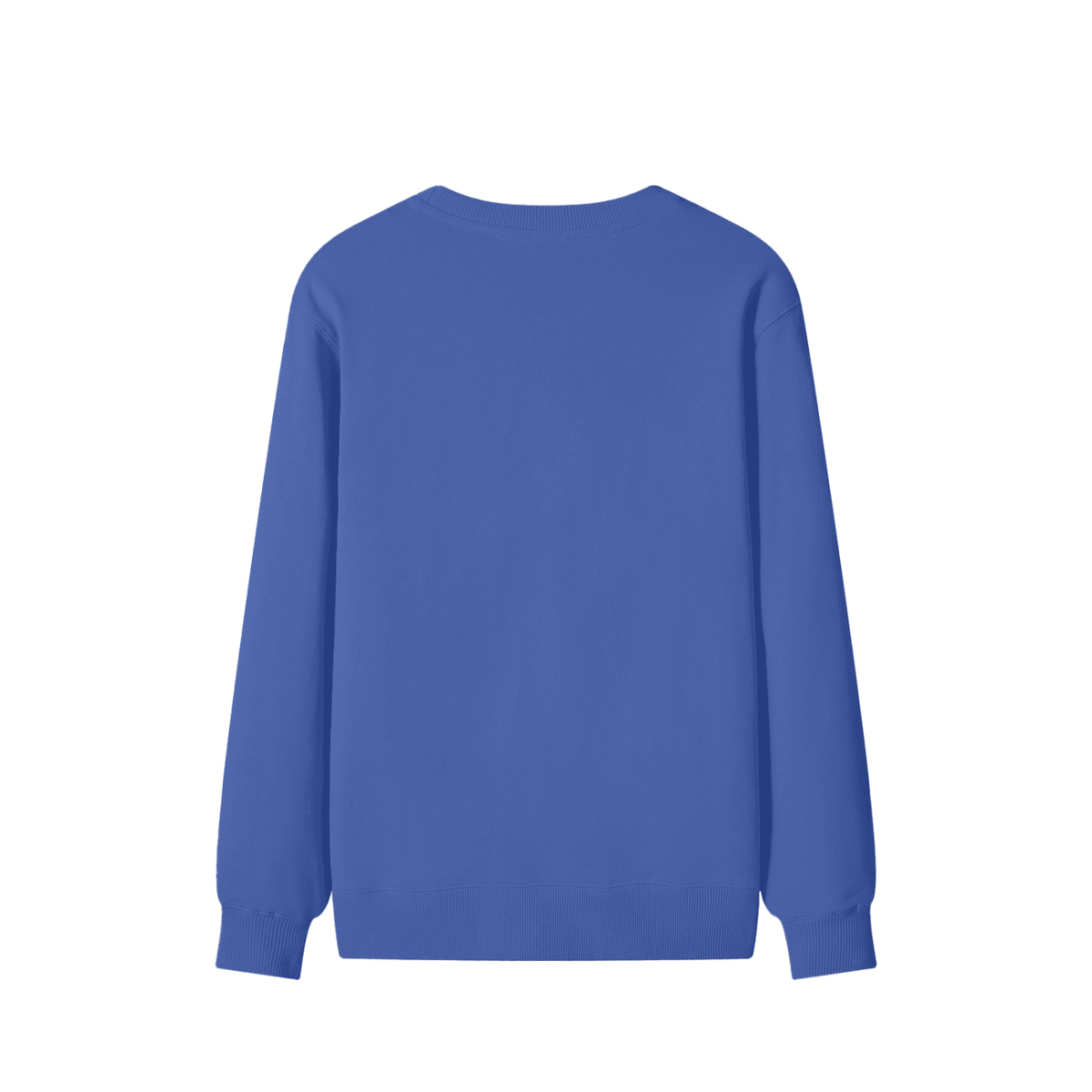 Classic Cotton Crew Sweatshirt in Klein Blue, back