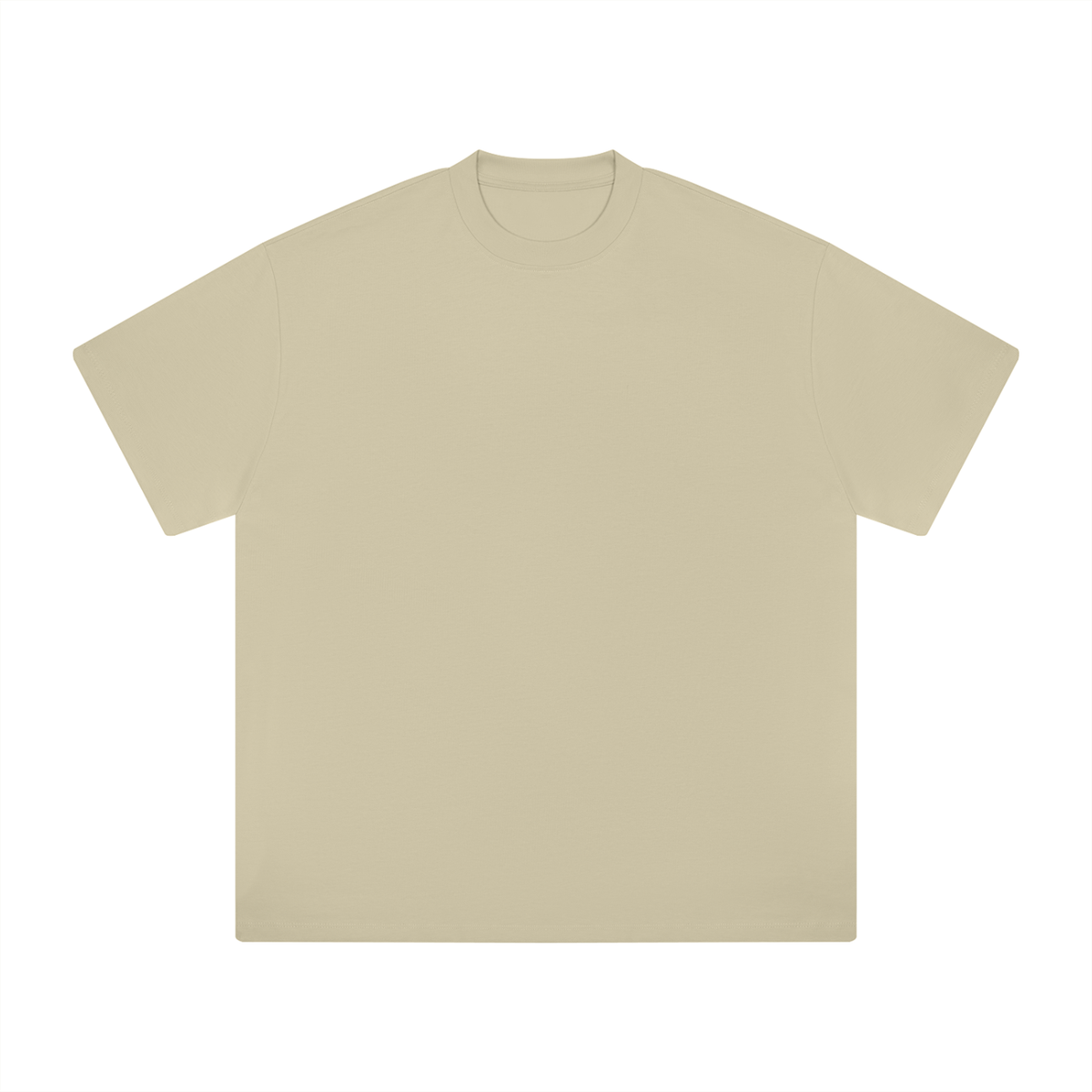Ultra Heavyweight Tee in Pale Khaki, front