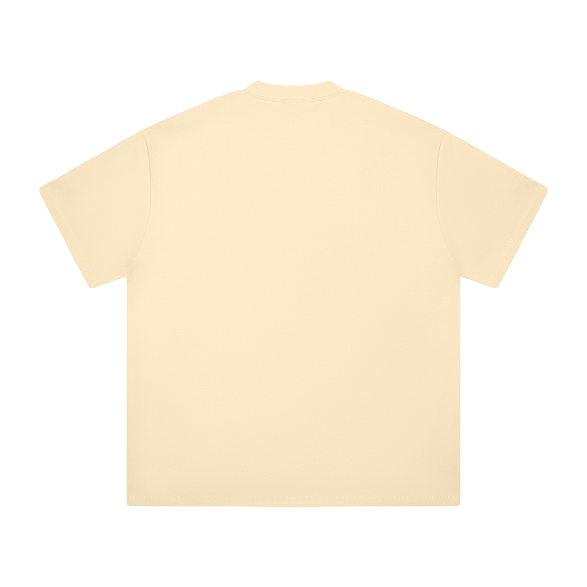 Ultra Heavyweight Tee in Apricot, back