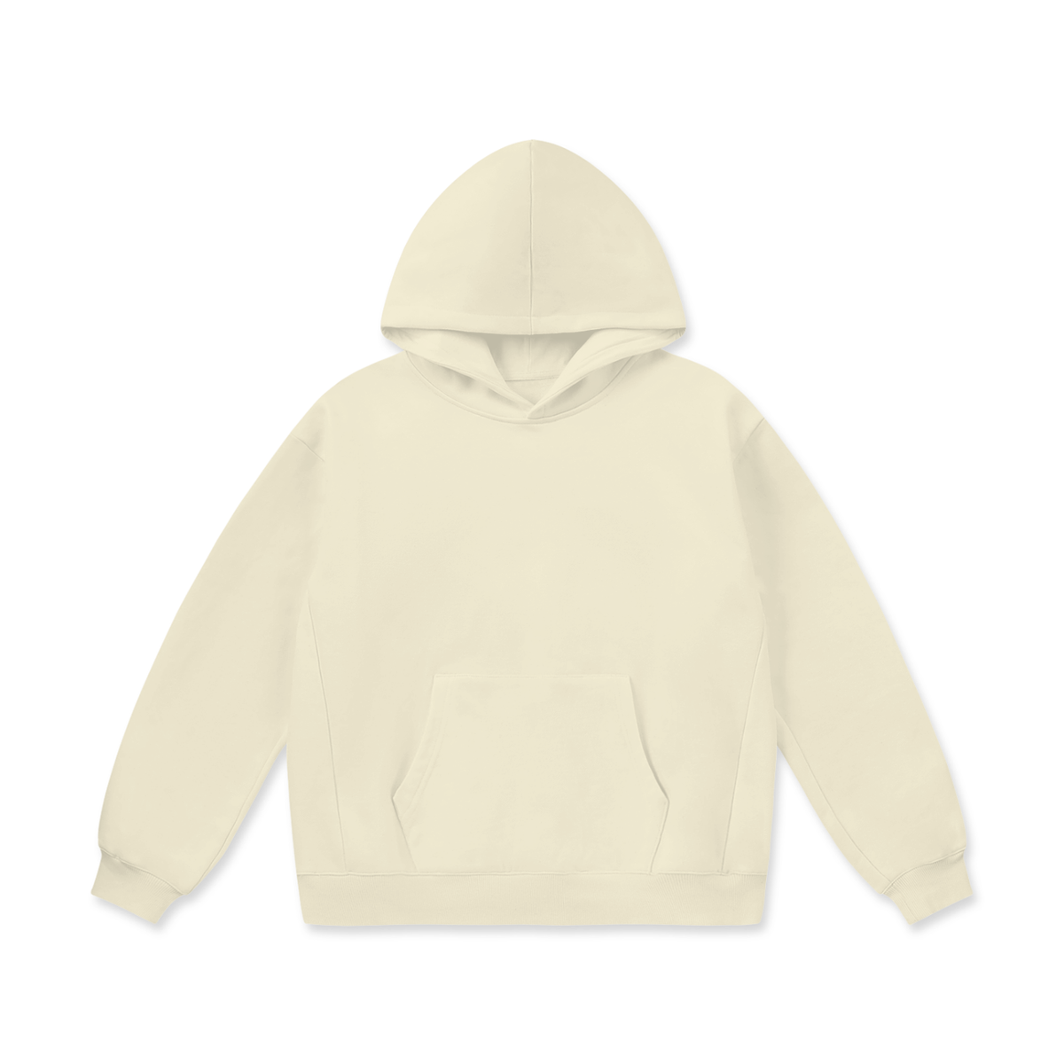 Extra Heavyweight Oversized Hoodie in Bone, front