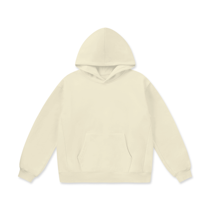 Extra Heavyweight Oversized Hoodie in Bone, front