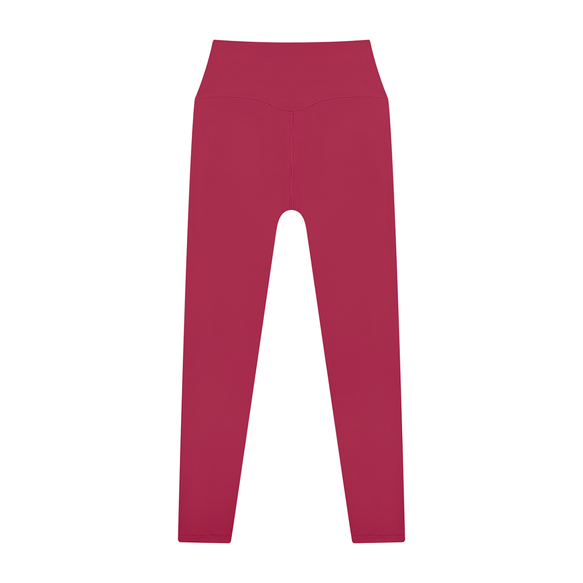High Waisted Leggings in Rose Red, back