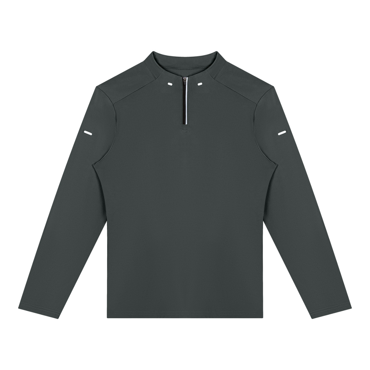 Quarter-Zip Training Top in Dark Grey, front