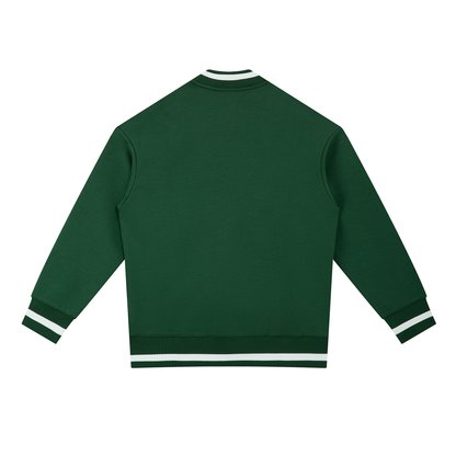 Contrast Piping Bomber Jacket