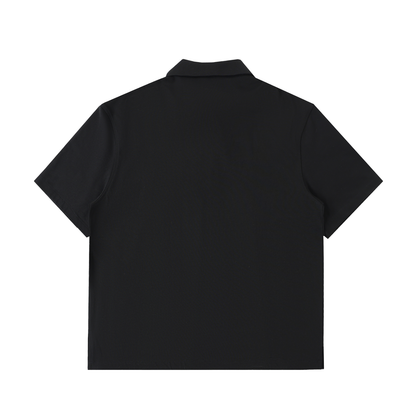 Half-Zip Cotton Polo