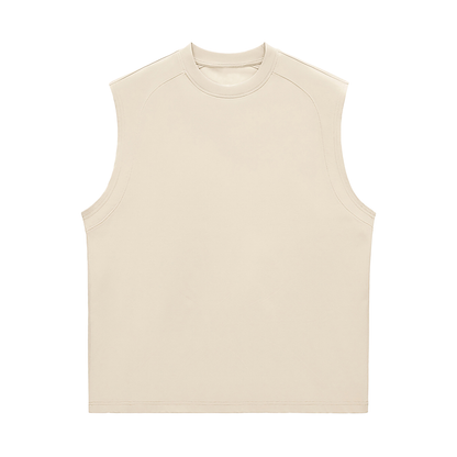 Quick-Dry Cooling Singlet in Apricot, front