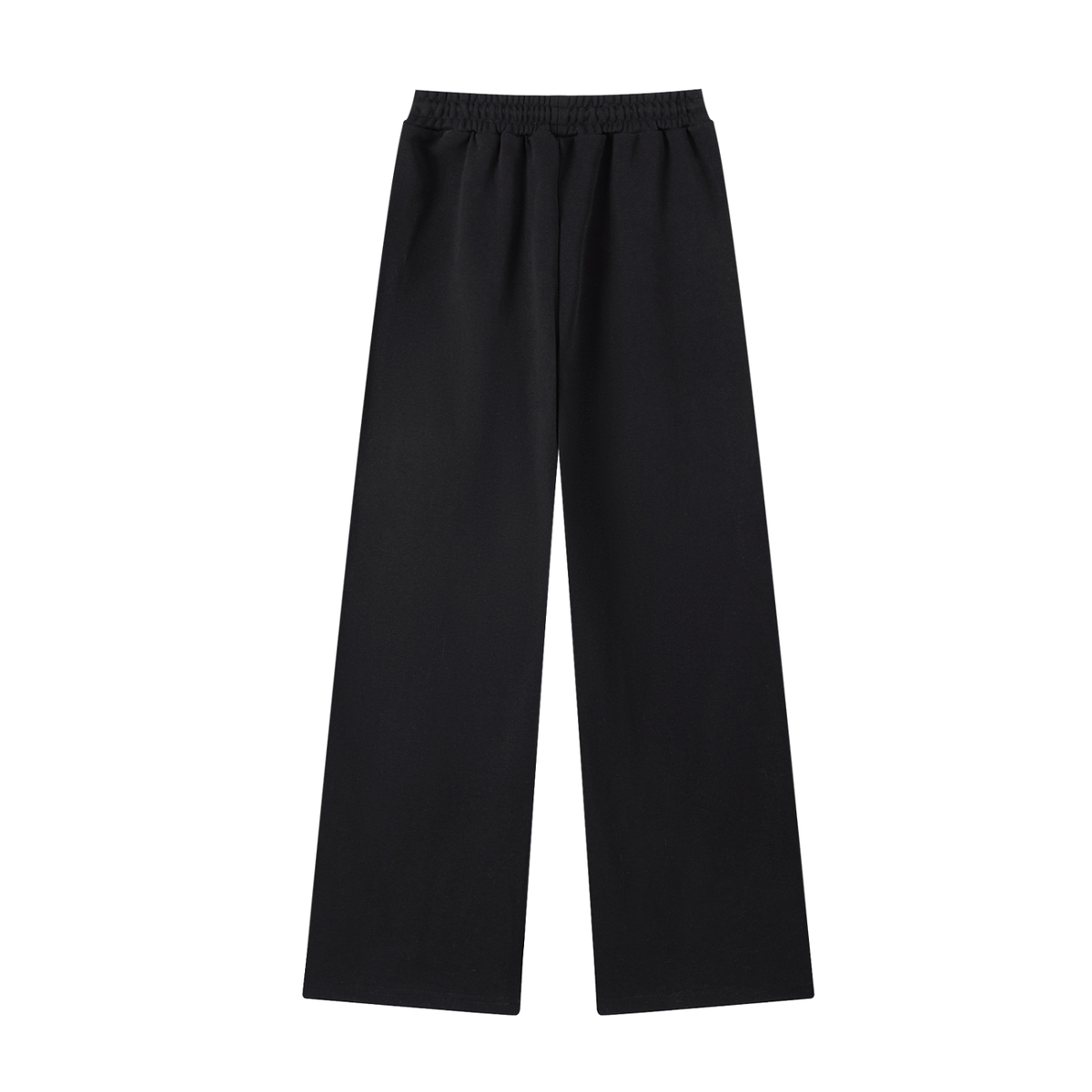 Women's Straight-Leg Sweatpants in Black, back