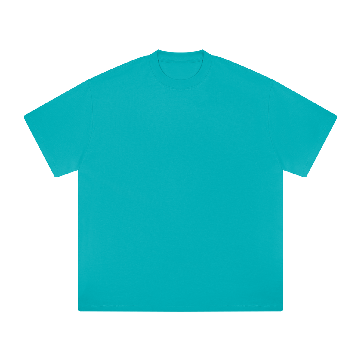 Ultra Heavyweight Tee in Peacock Blue, front