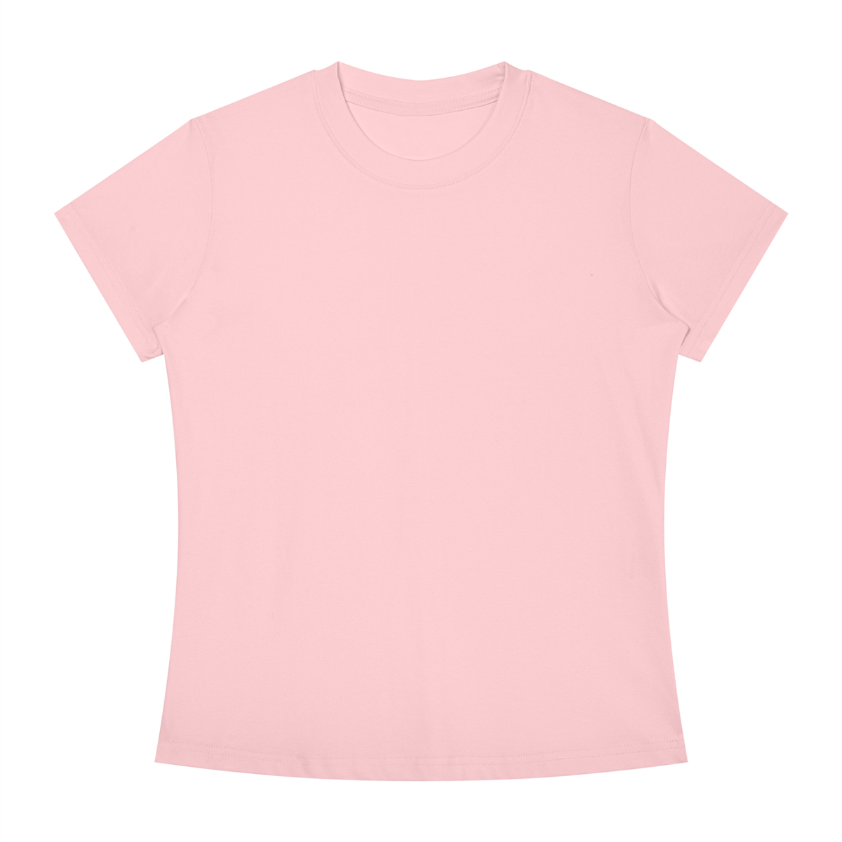 Women's Slim Fit Tee in Light Pink, front