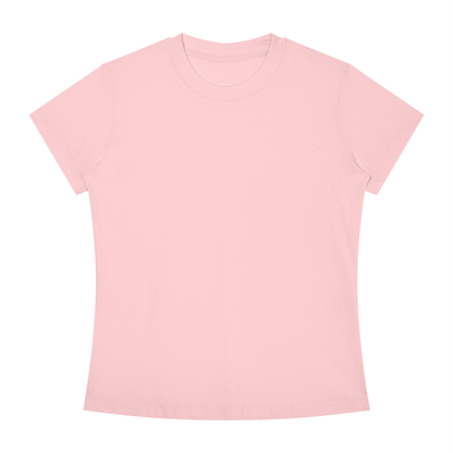 Women's Slim Fit Tee in Light Pink, front