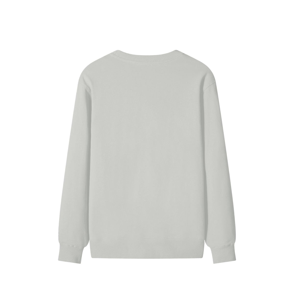 Classic Cotton Crew Sweatshirt in Hemp Ash, back