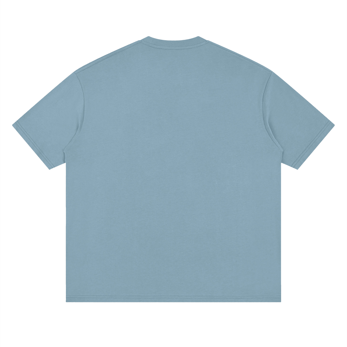Oversized Drop Shoulder Tee in Rain Washed, back