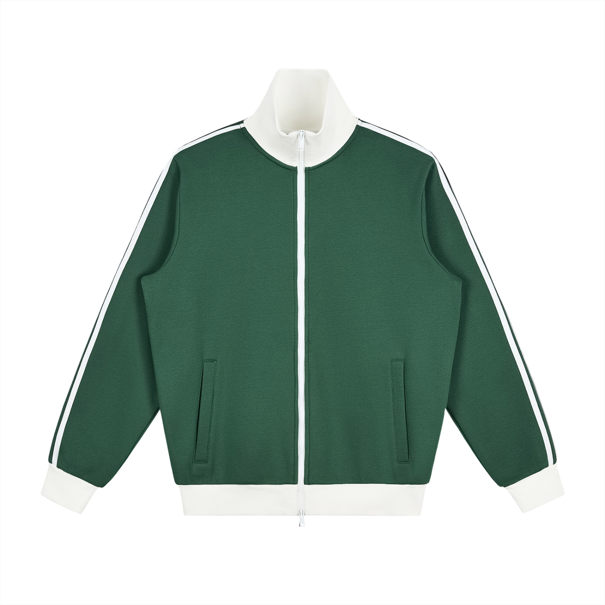 Side Stripe Fleece Track Jacket