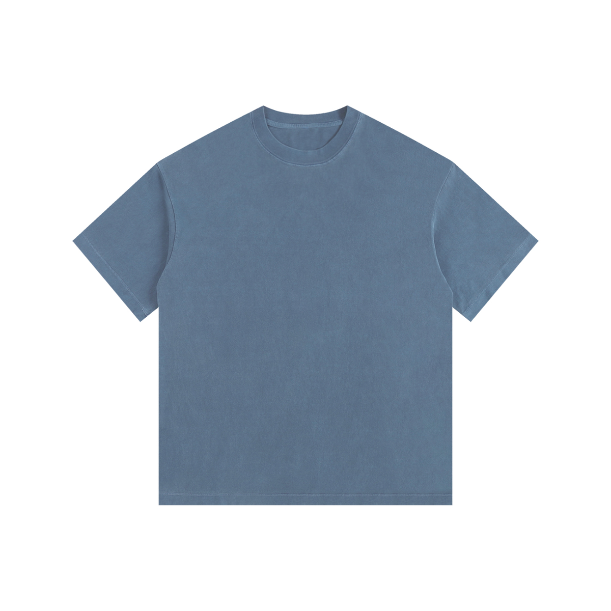 Vintage Wash Oversized Tee in Royal Blue, front