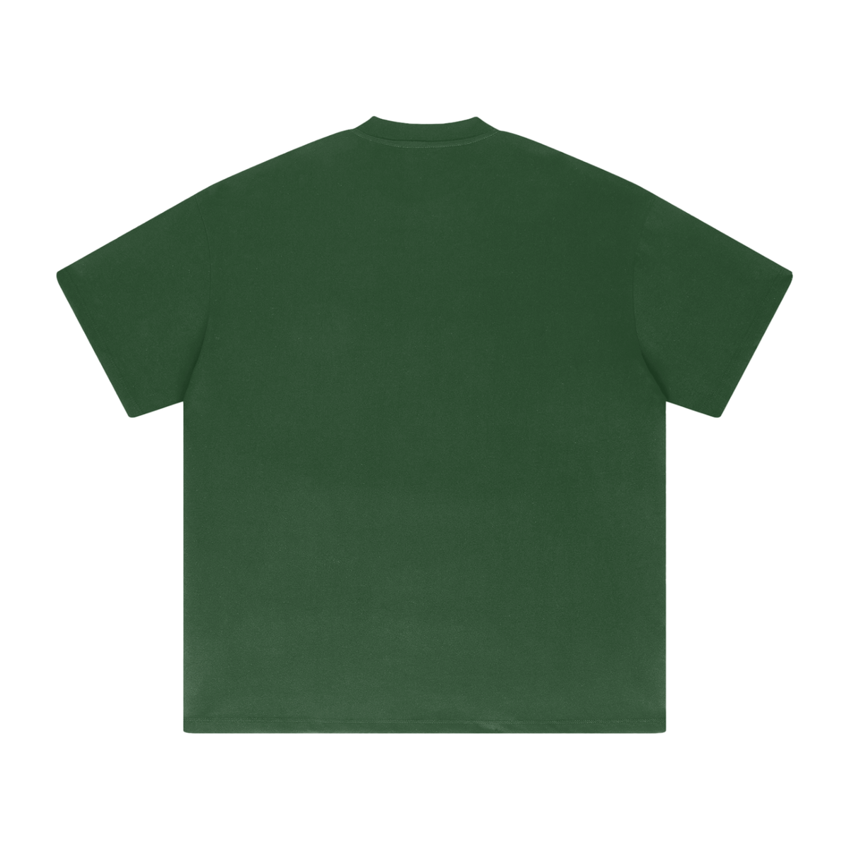Ultra Heavyweight Tee in Dark Green, back