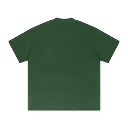Ultra Heavyweight Tee in Dark Green, back
