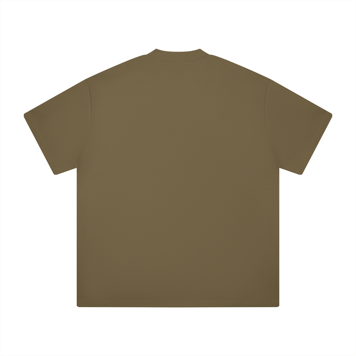 Ultra Heavyweight Tee in Coffee, back