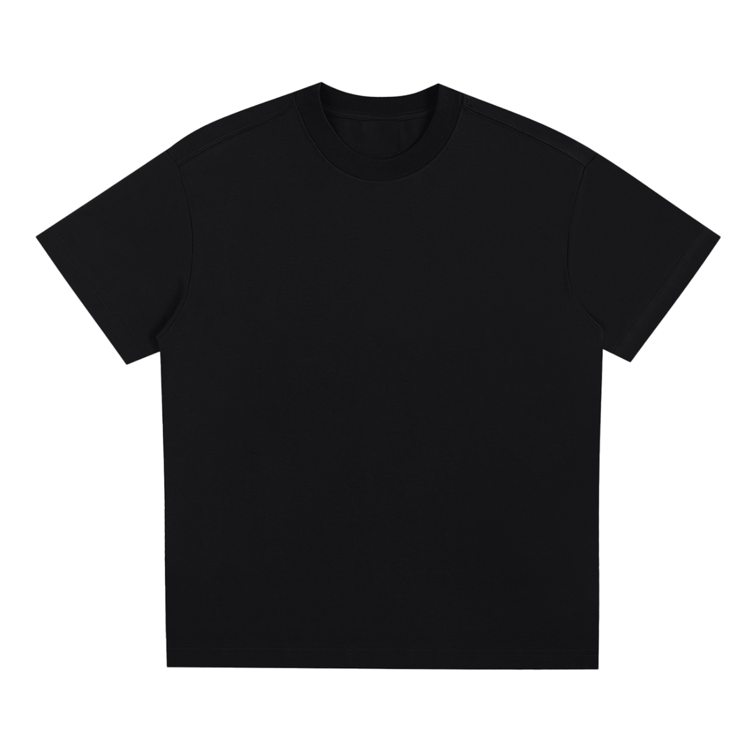 Quick-Dry Cooling Tee in Black, front