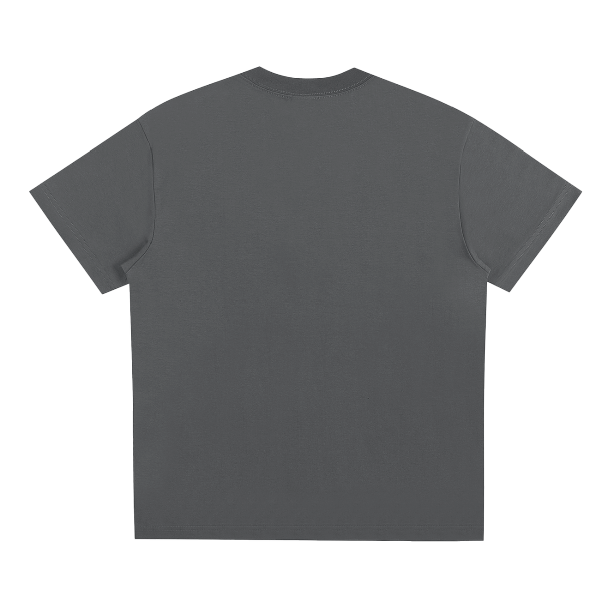 Quick-Dry Cooling Tee in Dark Grey, back