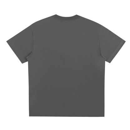 Quick-Dry Cooling Tee in Dark Grey, back