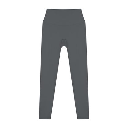 High Waisted Leggings in Dark Grey, front