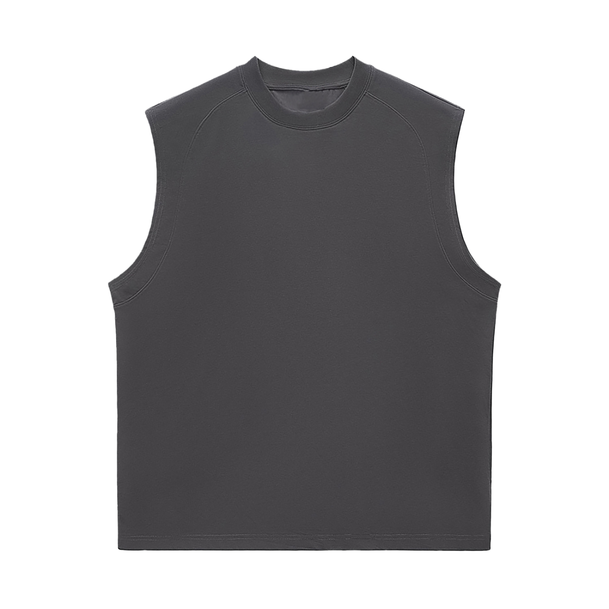 Quick-Dry Cooling Singlet in Dark Grey, front