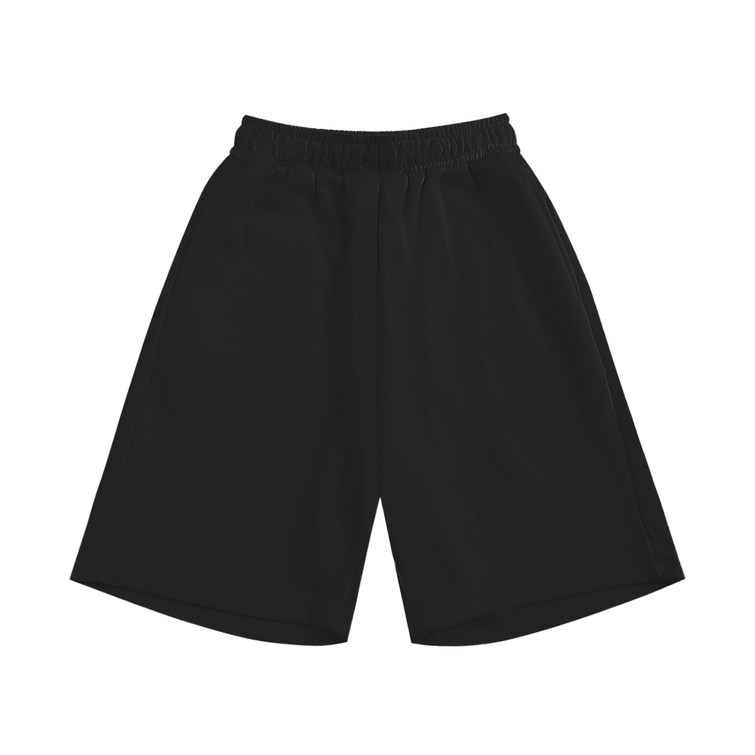 Kids Sports Shorts in Black, front