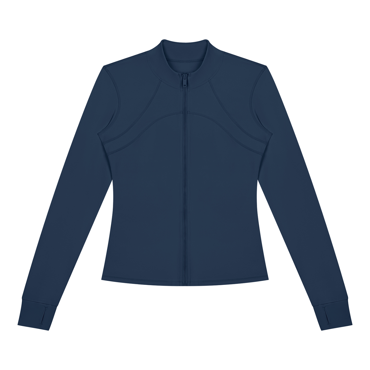 Women's Fitted Training Jacket in Navy, front