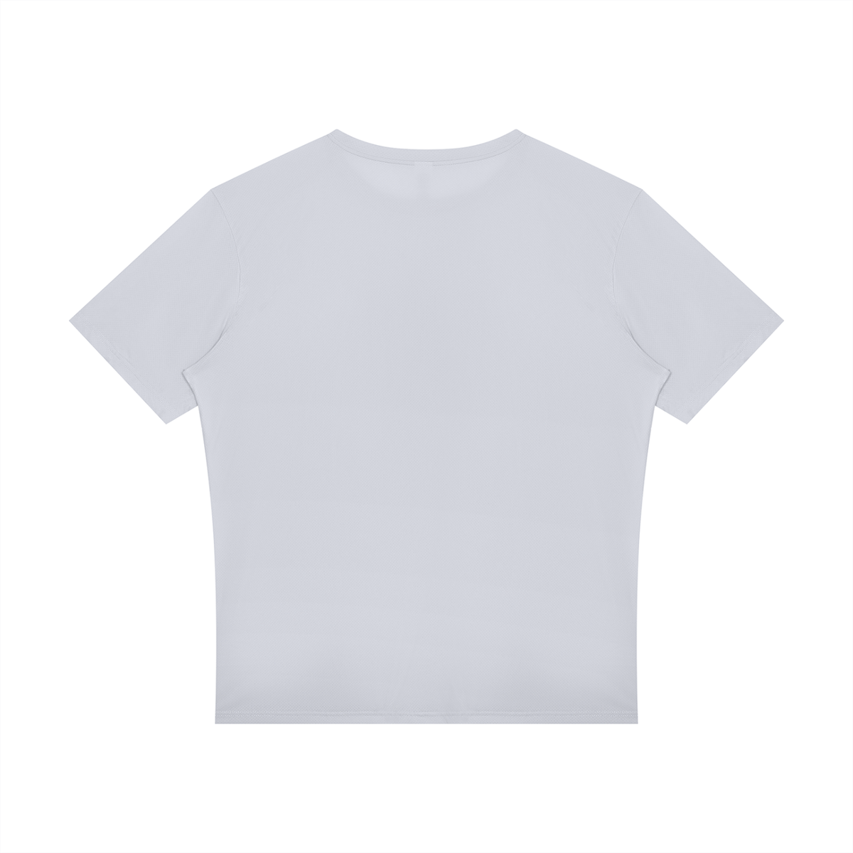 Reflective Raglan Running Tee in Light Grey, back