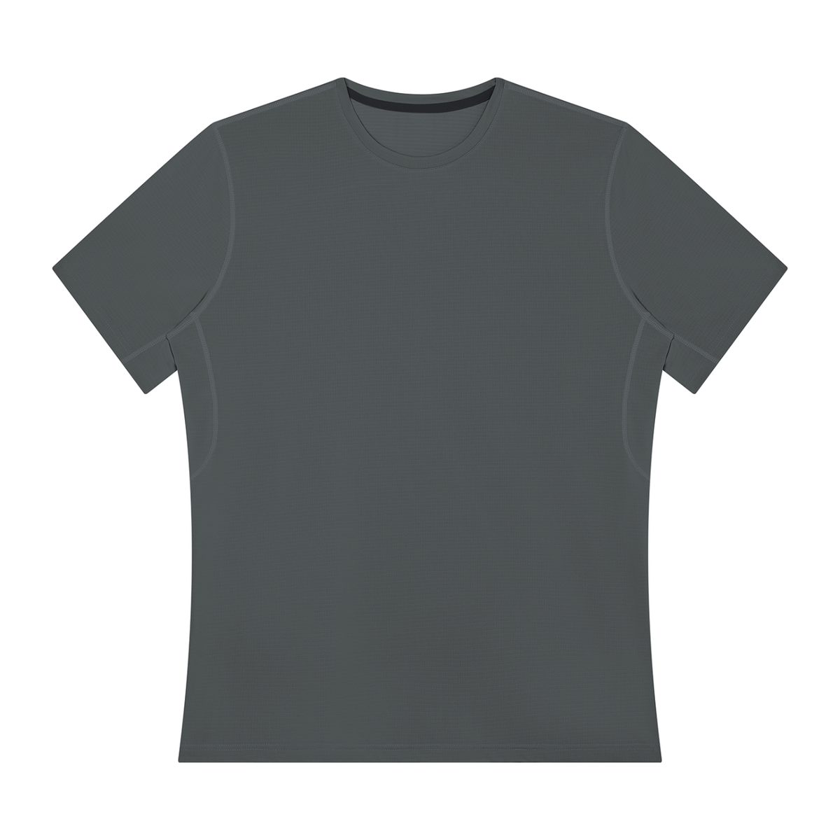 Men's Performance Running Tee in Grey, front
