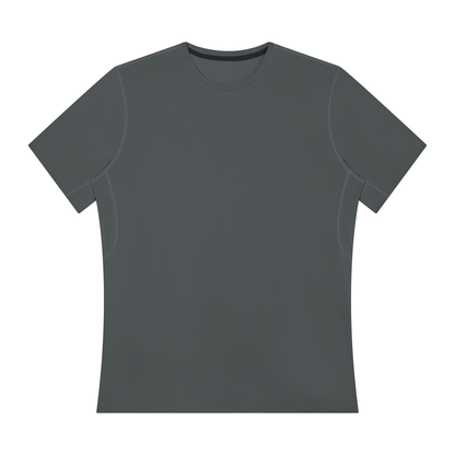 Men's Performance Running Tee in Grey, front