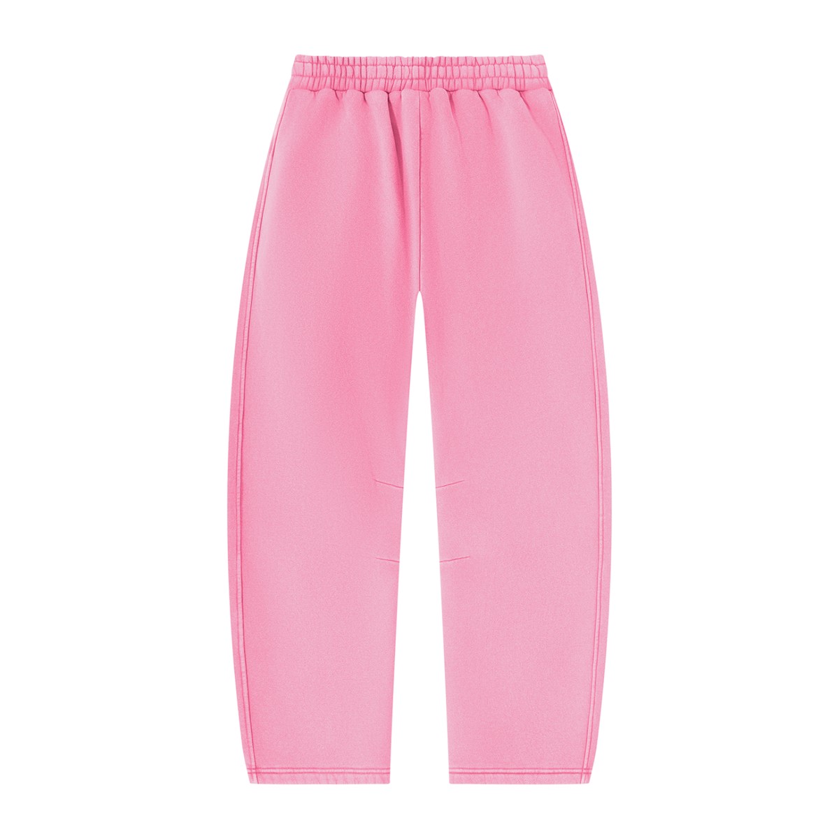 Vintage Wash Barrel Leg Sweatpants in Pink, back