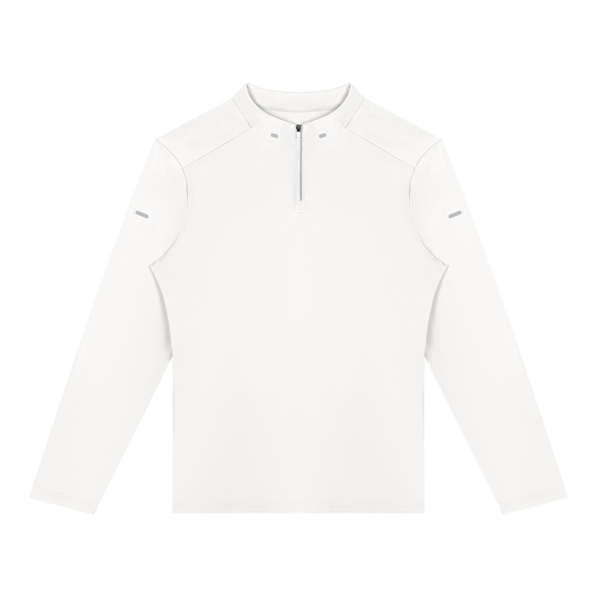 Quarter-Zip Training Top in White, front