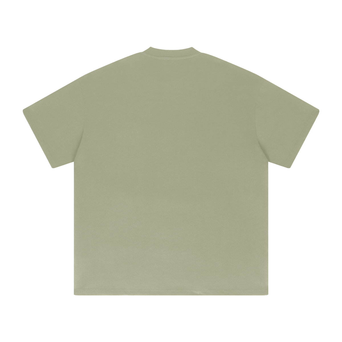 Ultra Heavyweight Tee in Grey Green, back