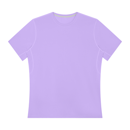 Men's Performance Running Tee in Purple, front