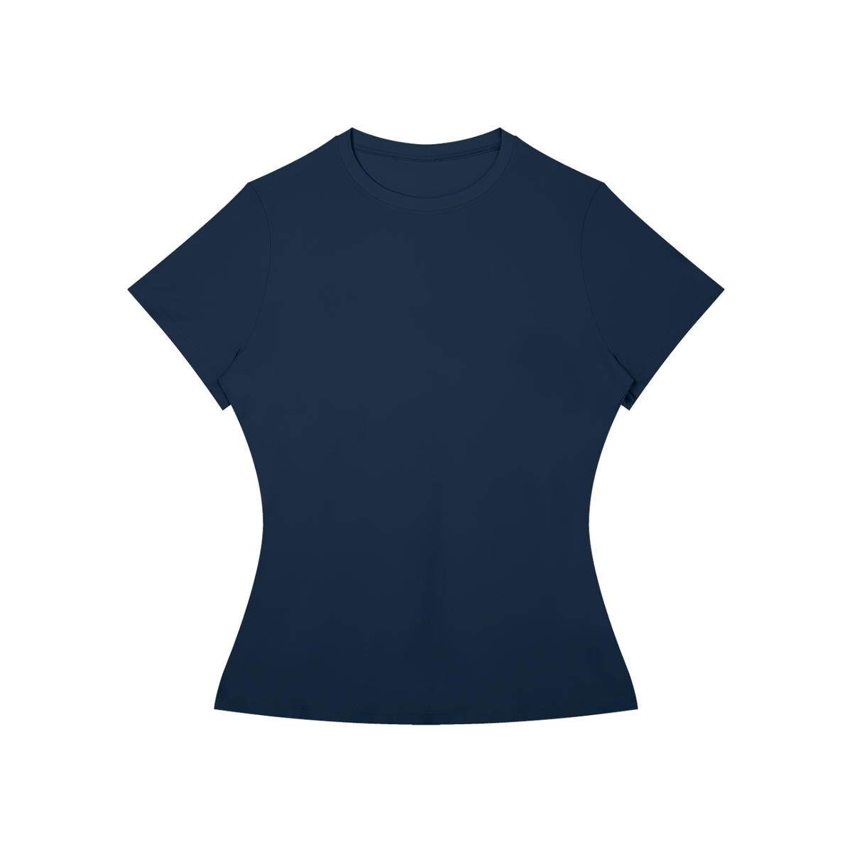 Women's Fitted Training Tee in Royal Blue, front