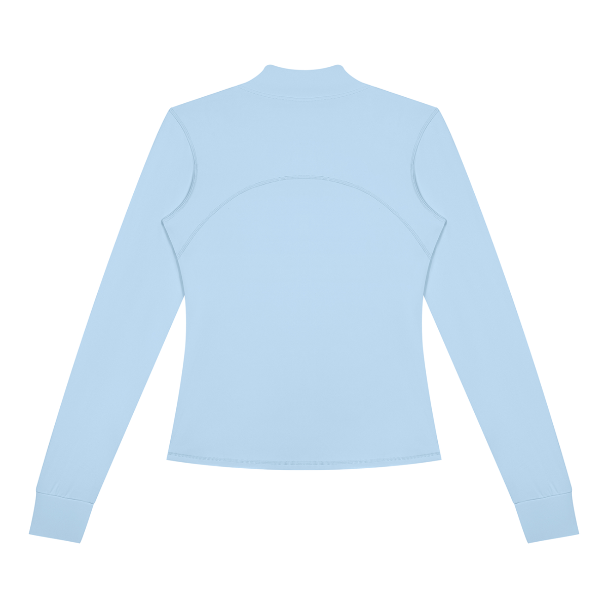 Women's Fitted Training Jacket in Sky Blue, back